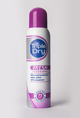 Triple Dry FRESH Women Spray antiperspirantti 150 ml