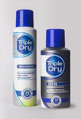 Triple Dry Original Spray antiperspirantti 150 ml